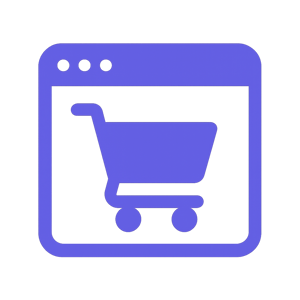 ecommerce website icon in 585de6 no background-1