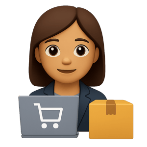 female ecommerce manager emoji