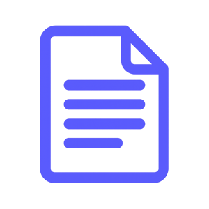 icon of Document with rows
