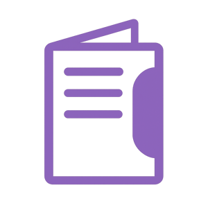 purple catalog icon no background