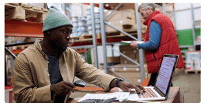 Distribution team using OrderEase for B2B ecommerce