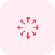 Arrow hub icon symbolizing a B2B distributor coordinating multi-channel order flow with OrderEase.